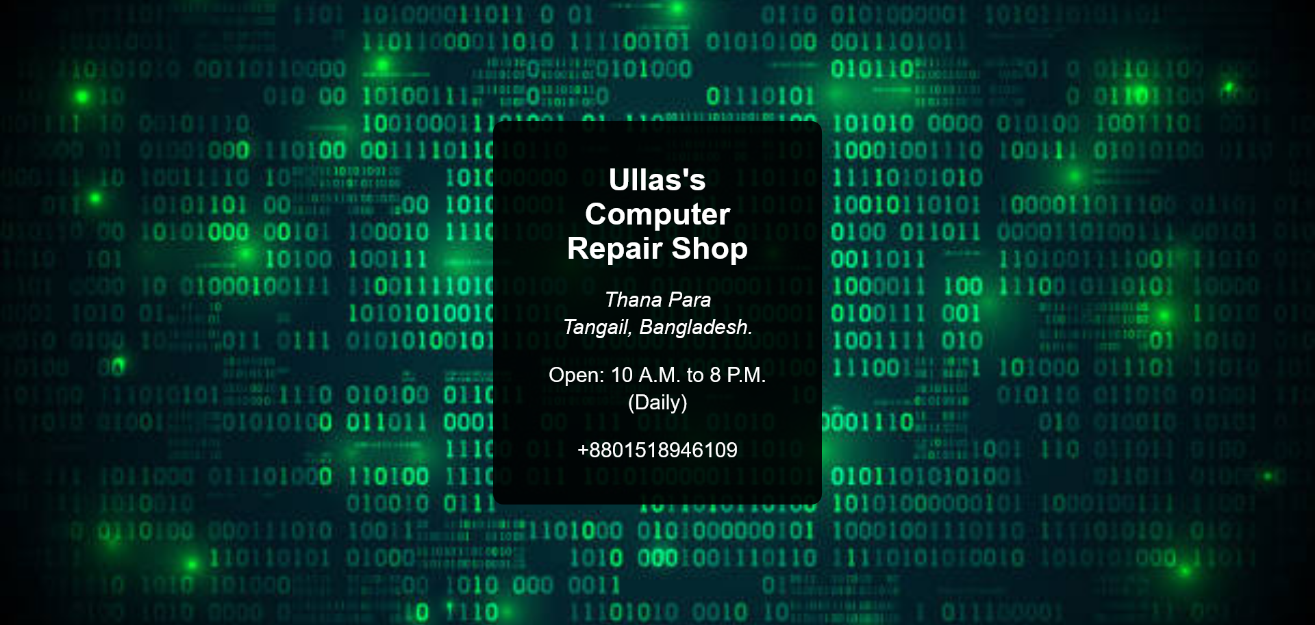 Computer Repair Services